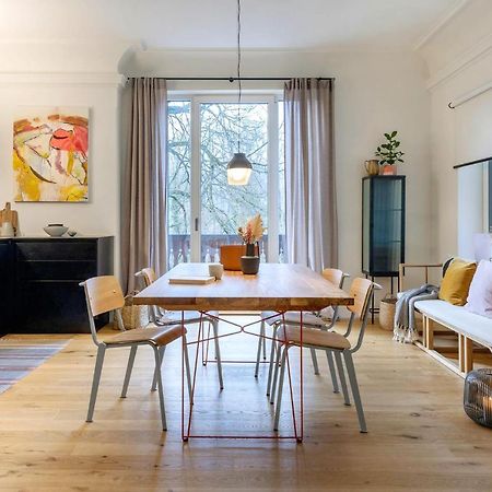 Design&Natur - Hochwertige Ferienwohnung "Sundowner" In Alter Villa Grünau im Almtal Exteriér fotografie