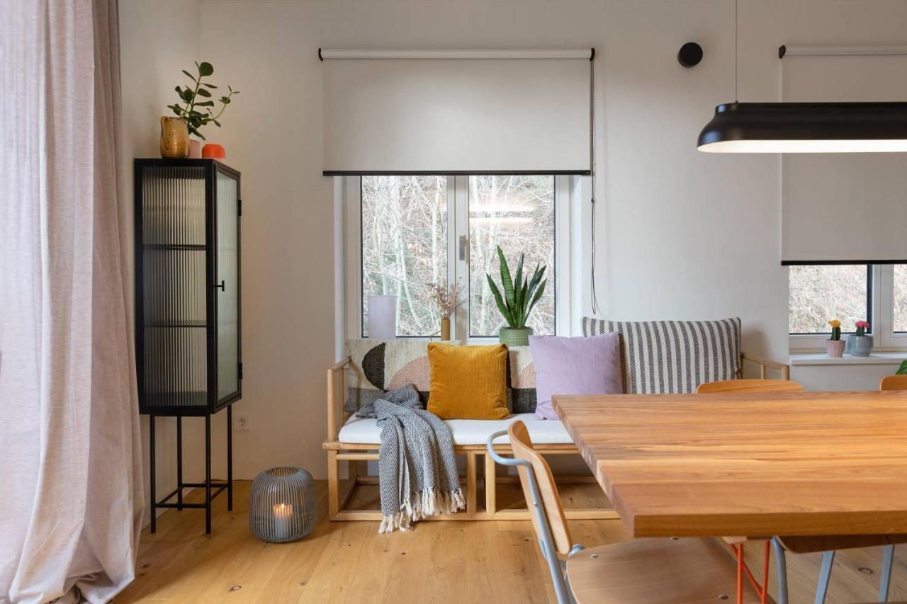 Design&Natur - Hochwertige Ferienwohnung "Sundowner" In Alter Villa Grünau im Almtal Exteriér fotografie