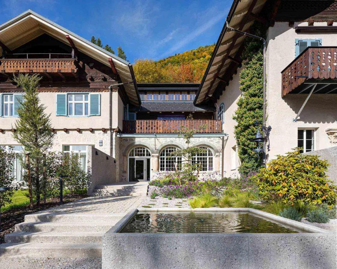 Design&Natur - Hochwertige Ferienwohnung "Sundowner" In Alter Villa Grünau im Almtal Exteriér fotografie