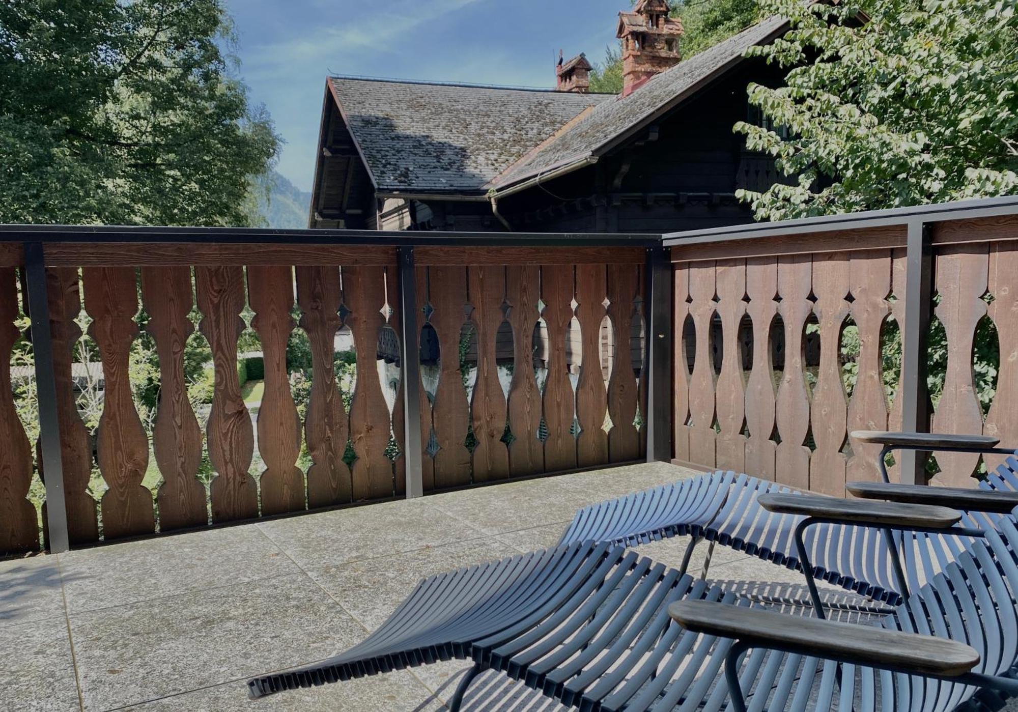 Design&Natur - Hochwertige Ferienwohnung "Sundowner" In Alter Villa Grünau im Almtal Exteriér fotografie